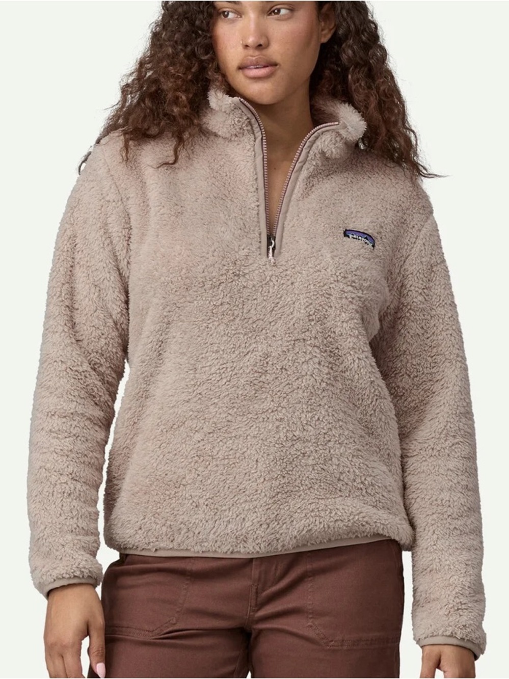 Patagonia Taupe Los Gatos 1/4-Zip Fleece